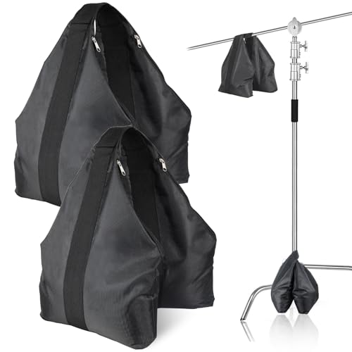 120LBS Large Sandbags Tripod Weights for Photography Set of 2, 1680D Oxford