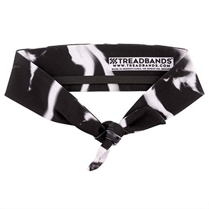TreadBands All Terrain Tieback Non Slip Headband - Designs. Guaranteed to Stay in Place, Keeps Sweat Out of Your Eyes, Patented Grip Technology. - color: Designs - Smoky Ghost