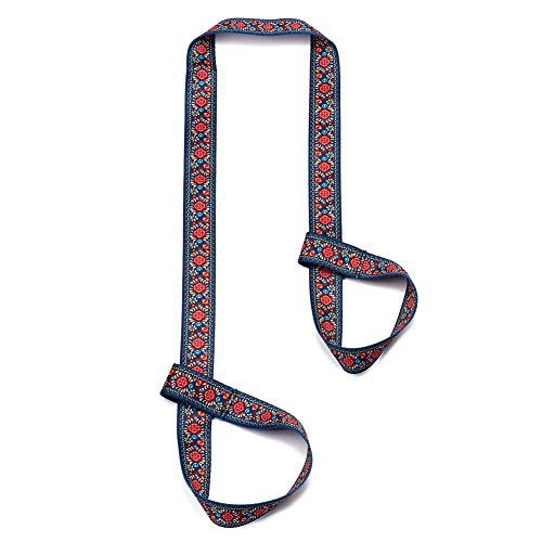 ZOOEASS Yoga Mat Strap, Adjustable Durable Yoga Mat Carrier & Stretching Strap, Multiple Color Choices - color: Dandelion, size: 5.9feet