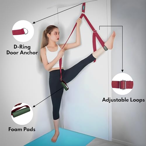 Artan Balance Stretching Straps for Flexibility, Balance, and Leg Stretching – Multiple Styles for Yoga, Ballet, Dance, Gymnastics & Physical Therapy - size: FlexMaster