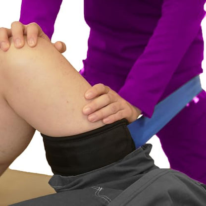 Mobilization Belt - Physical Therapy Belt Used for Physical Therapy ，Rehabilitation, and Manual Therapy Belt ;Mobilization Belt Physical Therapy- Highly Recommended by Physical Therapists - color: Blue