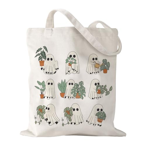 Canvas Bag for Women Grocery Shopping Travel Gym Weekender Vacation Womens Work Tote Bag Gifts - color: Plant