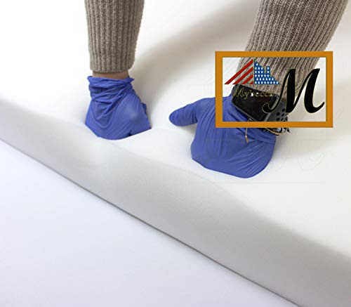 Mybecca 1/2" X 24" X 72" Regular Density Urethane Upholstery Foam (Upholstery Sheet, Foam Padding) - color: Medium Density, style: 0.5X24X72