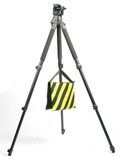 SANDBAG Sand Bag SADDLEBAG Design Weight Bags for Photo Video Studio Stand by Kaezi Photography (Yellow - 4 Pack)