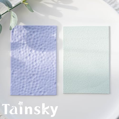 TAINSKY 5 pcs Polymer Clay Texture Roller, Pottery Stamps for Polymer Clay Earrings Jewelry, Embossing Pottery Texture Rollers for Jewelry Making（Textures） - color: Style A Set