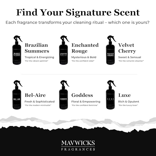 Mavwicks Fragrances All Purpose Cleaner Spray (Goddess) 16 Oz – Multipurpose Surface Cleaning Spray for Kitchen, Bathroom, Floors and Counters, Home and Office, Natural and Non-Toxic