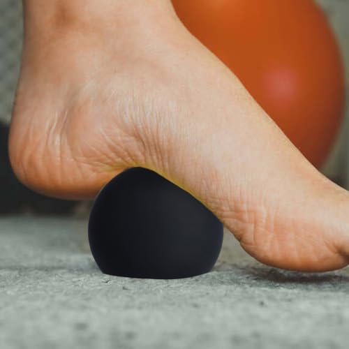 3 PCS Foot Hand Deep Tissue Massage Ball for Trigger Point Therapy - color: (1.2"+2"+2.5") Black