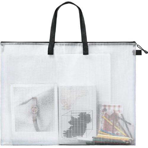 Outus 1 Pcs 19 x 25 Inches Art Portfolio Case Poster Storage Bags, Black - color: Black, size: 19 x 25 Inch