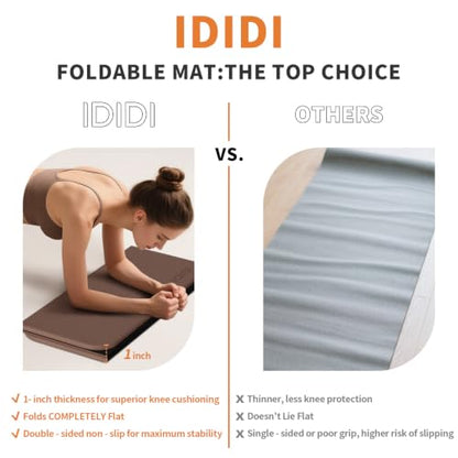 Foldable Exercise Pad Extra Thick 1.2" x 14" x 24"