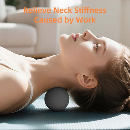 Massage Lacrosse Balls for Myofascial Release, Trigger Point Therapy - color: Gray