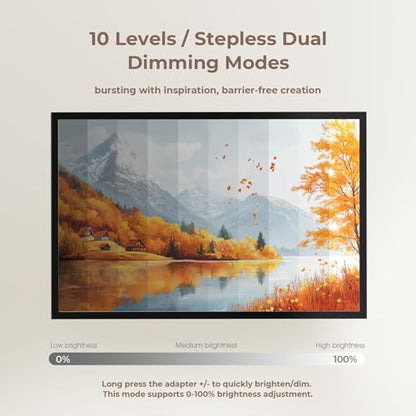 A1 Light Pad,LED Light Board for Diamond Painting,Tracing&Drawing | 7000 Lux Bright Light,10 Brightness Levels,Independent Anti-Touch Controller,Ultra Thin Design,USB-C Connection - size: A1-3color