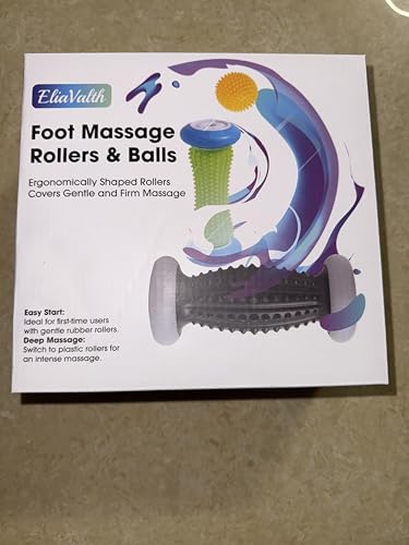 Plantar Fasciitis Relief, Foot Roller & Massager for Plantar Fasciitis, Neuropathy & Reflexology - 2 Foot Massage Roller & Ball (Green, Large) - color: Green