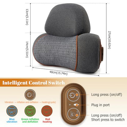 3-in-1 Neck Massager Pillow, Neck Cervical Traction Device for Pain Relief