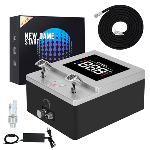 Ovaga Pro-Grade Airbrush Compressor – High-Performance Mini Compressor with Intelligent Digital Display, Precision Pressure Control for Model Painting - color: Airbrush Compressor