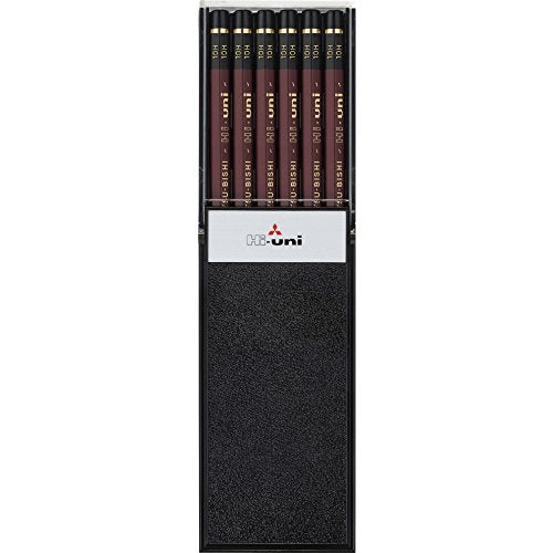 Uni Wooden Pencil, 10H, Box of 12 (HU10H) - style: 10H