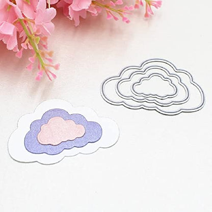 Metal Cutting Dies Stencil DIY Scrapbooking Embossing Tool DIY Paper Cards Album Decoration (Cloud) - style: Cloud