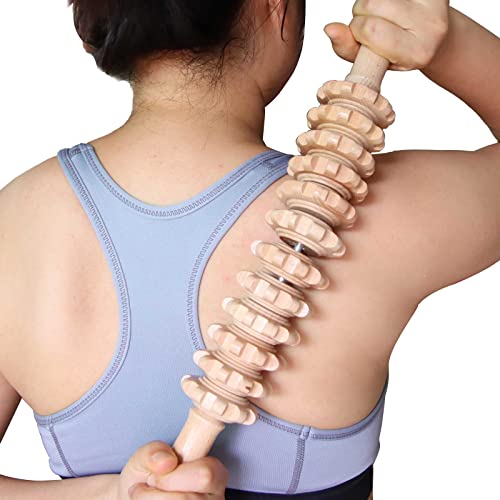 Wood Therapy Massage Tools, 16 inch Professional Wooden Massage Roller Stick & Wood Therapy Tools for Body Shaping, Body Sculpting Tools, Ease Deep Tissue - style: Roller Stick