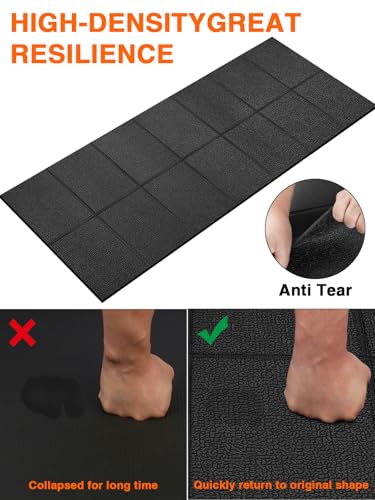 Treadmill Mat, 5'x2.5'/5.6'x2'/6.5'x3'/8'x3',6mm Thickness Exercise Equipment Mat for Carpet Hardwood Floors, Compatible with Walking Pad,Spin Bike,Elliptical Trainer,Rowing Machine - size: 63"L x 30"W x 0.24"Th