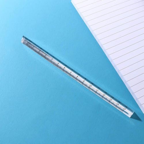 1pc Clear Plastic Triangle Ruler Small Architectural Scale Ruler Pocket Size Ruler Metric Ruler,Drafting Tools Office and School Supplies,Drafting Tools and Kits,Teaching Materials