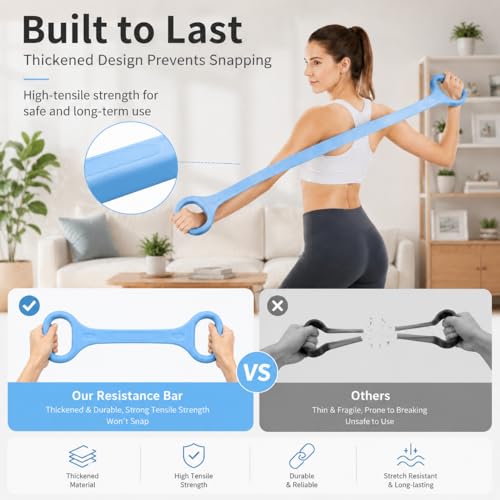 Flexbands 25LB Figure 8 Resistance Band, Exercise Band for Pilates Training