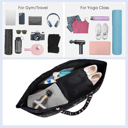 Yoga Mat Bag Yoga Mat Carrier with Shoes Compartment & Wet Pocket Pilates Bag with Zipper Pockets & Yoga Mat Holder Strap Yoga Bags and Carriers Fits All Your Stuff - color: Tree of Life