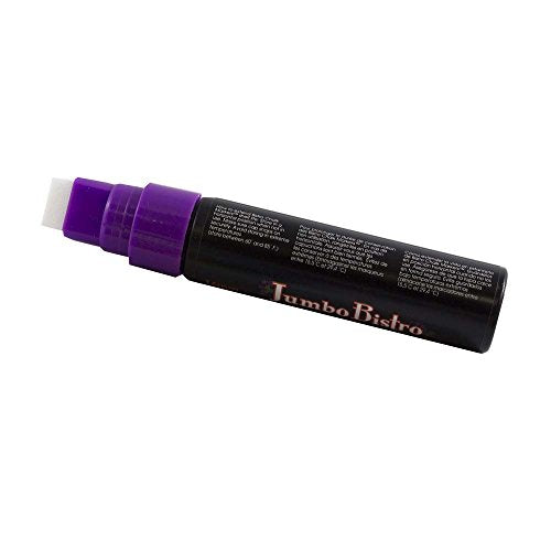 JAM PAPER Dustless Erasable Chalk Markers - Jumbo Point Liquid Chalk Marker - Purple - 2/Pack - color: Purple
