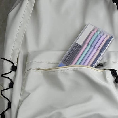 Pastel Aesthetic Mechanical Pencil Set 6 Pack with Eraesers 0.7mm | Complete Set with Break-Resistant Leads, 0.5mm 0.7mm & Combo available