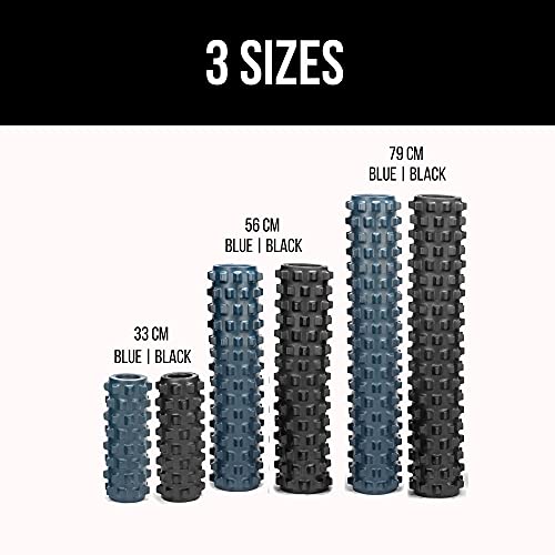 RumbleRoller Extra Firm Foam Roller Deep Tissue Massage Roller for Muscle Recovery (12 Inches Compact) - size: Compact