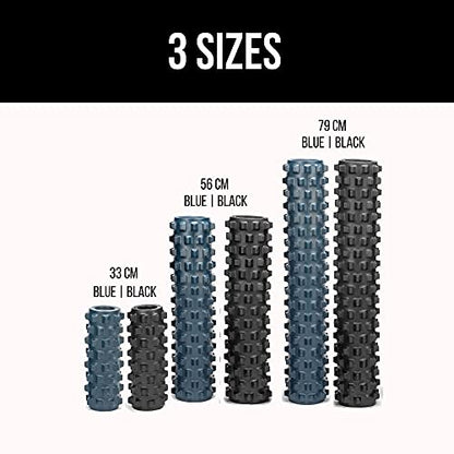 RumbleRoller Extra Firm Foam Roller Deep Tissue Massage Roller for Muscle Recovery (12 Inches Compact) - size: Compact