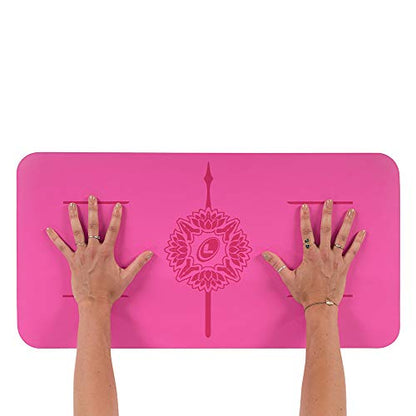 Liforme Yoga Pad - Revolutionary Alignment System, Advanced Non-Slip Grip - color: Fuscia