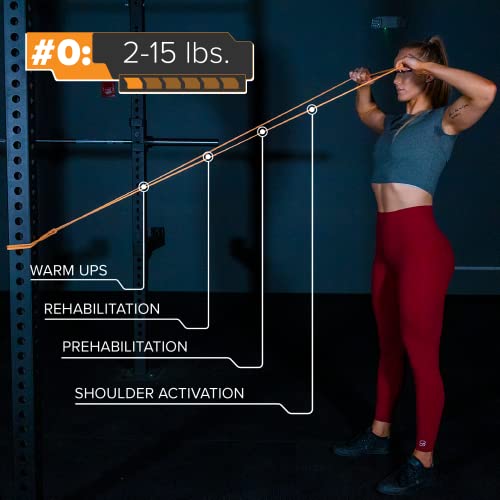 SERIOUS STEEL FITNESS Assisted 41" Pull-Up Band, Resistance & Stretch, Powerlifting & Pull-up Assist Loop (Single Band) - style: #0 (2-15 lbs)