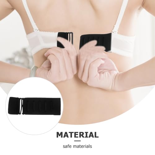 CALLARON Strap Extender for Bra Women Strap Extension 5 Hook Adjustable Bras Band Extender Buckle Swimsuit Back Bras Strap Extender Comfortable Elastic Bra Extension 3.5 x 1.2 inch