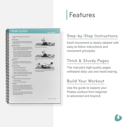 Pilates Mat and Ring Guide, Balanced Body Workout Equipment Manual - size: Mat and Ring