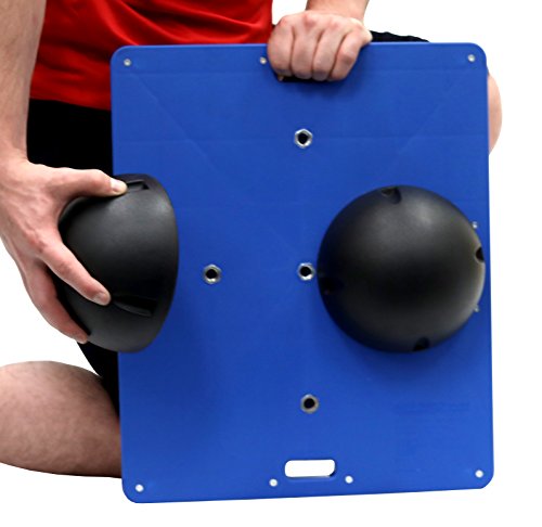 CanDo Balance Board 15x18 Inch, 3 Inch Height, Black - color: Black: X-difficult, style: Rectangular