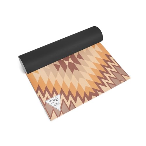 Yune Yoga Southwestern Collection – Red Rocks Sunrise Yoga Mat – 72”x24”, 6mm Thick, Non-Slip, Eco-Friendly PER – Native-Inspired Design for Home & Studio