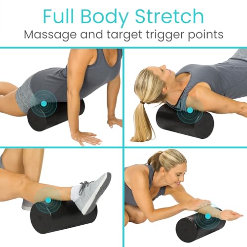 Vive High Density Foam Roller (12 inch) - Large Foam Roller for Exercise - size: 12" (Inches)