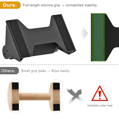 Kipika Push Up Bars, Pushup Stands, Anti-Slip Soft Plastic Push Up Handles, Bottom Anti-Slip Pad, Strength Training Equipment, Perfect for Floor Workout Exercise - color: Foam Grip