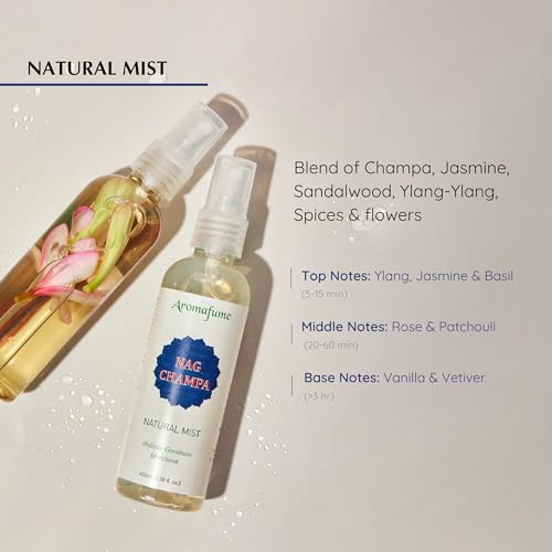 Nag Champa Air Freshener Spray with Sandalwood & Jasmine, Aromafume - color: Nag Champa
