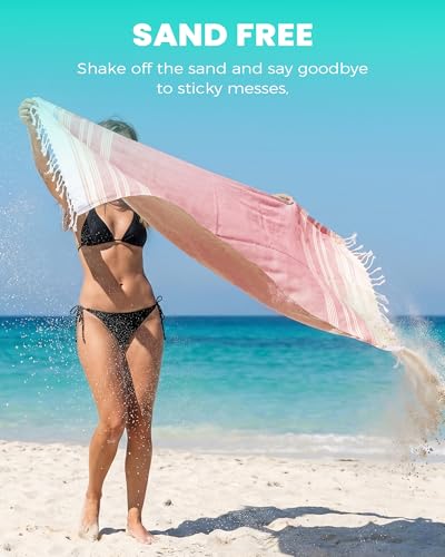 Antfuny 6 Packs Turkish Beach Towels Oversized Swim Set Bulk Quick Dry Bath Pool XL Big Blanket Adult Travel Essentials Cruise Accessories Sand Free Extra Large Must Have Clearance Vacation Stuff - color: Multi Rhomboic, size: 72 x 36 inch