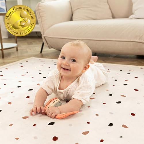 Hakuna Matte CloudSoft Baby Play Mat for Floor 60" x 80" Confetti - color: Confetti, size: 60" x 80"