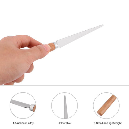 Fettling Sculpture Carpenter for Polymer Smoothing: 10pcs Wood Handles Steel Tool Shaping with Art Blade Ceramic Wooden Handle Sculpting Pottery Clay Sculpting DIY Craft