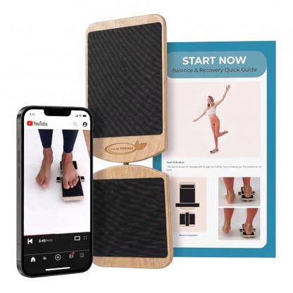 Single Leg Foot Board - Ankle & Foot Exerciser Strengthener, Physical Therapy for Sprained Ankles, Foot Stretcher for Plantar Fasciitis