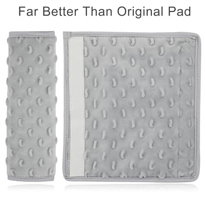 1Pc Arm Sling Padding for Neck Arm Sling Strap Cushion Neck Pad Cushions Shoulder Brace Carry Strap Pads Elbow Wrist Injury Support Strap Padded Women Men Minky Dot Light Gray - color: Minky Dot Light Gray-1pc