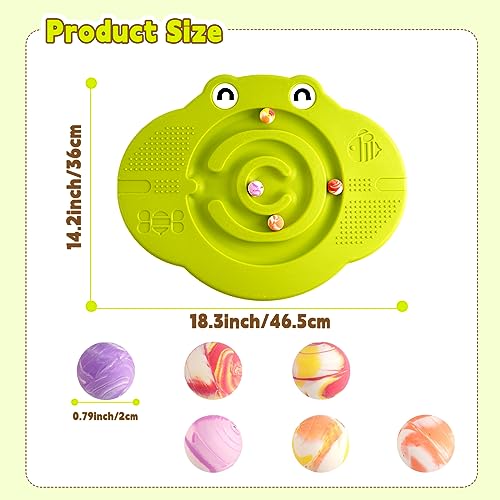 Kids Balance Board Wobble Board with Maze & Stepping Stones