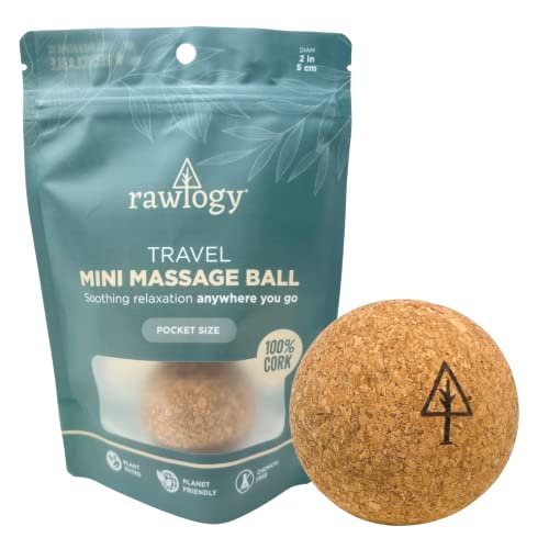 Travel Cork Massage Ball | Lightweight, Sustainable Alternative to Lacrosse Ball for Muscle Pain Relief (1.9 Inch (Pack of 1), Sanded Cork) - size: 1.9 Inch (Pack of 1)