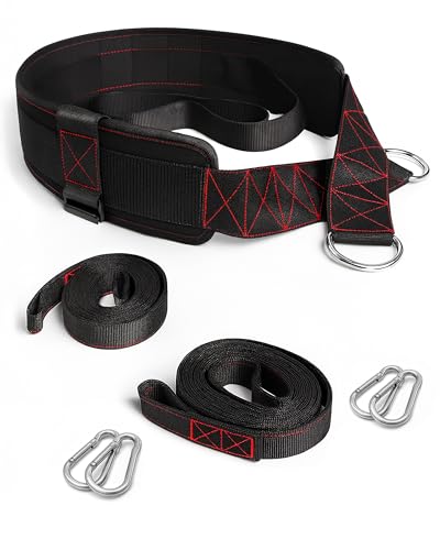 THEFITGUY Sled Pulling Belt, Rotates 360° for Strength & Agility Training