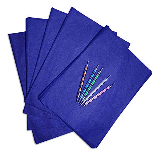 100 Sheets Carbon Transfer Paper,Blue Carbon Copy Paper Tracing Paper with 5pcs Double-end Embossing Stylus for Wood,Paper,Canvas and Other Art Surfaces (8.3 x 11.7 inch) - color: Blue (100 Sheets)