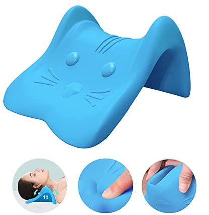Neck Stretcher for Neck Pain Relief,Cervical Traction Device Pillow,Neck and Shoulder Relaxer for TMJ Pain Relief and Cervical Spine Alignment,Chiropractic Pillow Neck Posture Corrector