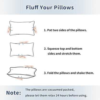 Pro Goleem Small Pillow, 11"x7"x2.5"(Navy Blue) - color: Navy Blue