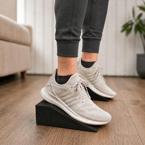 KALUHA Squat Wedge 2-Pack | 2.9" Heel Elevated Slant Board for Deeper Squats & Ankle Mobility | Non-Slip Foam Wedge Blocks for Weightlifting, Calf Stretching & Home Gym